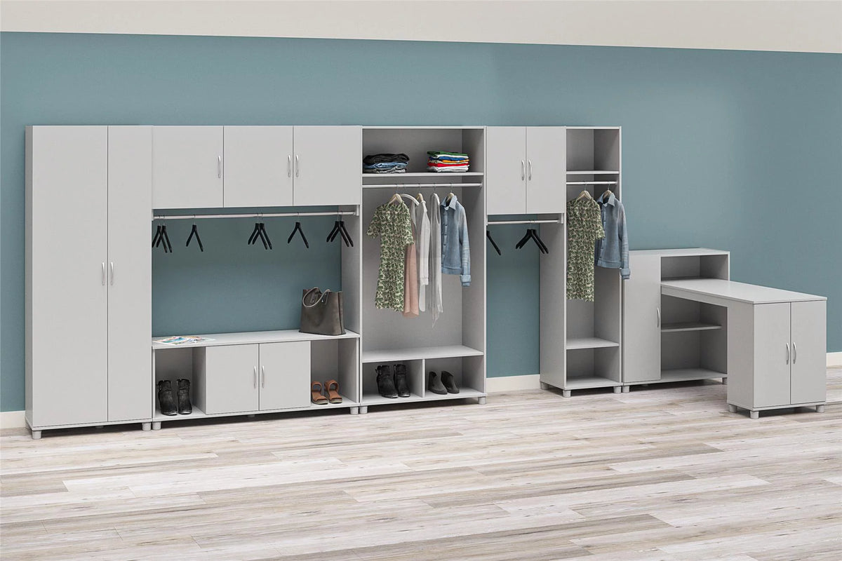 2 Door Wall Storage Cabinet with Hanging Rod Q14259