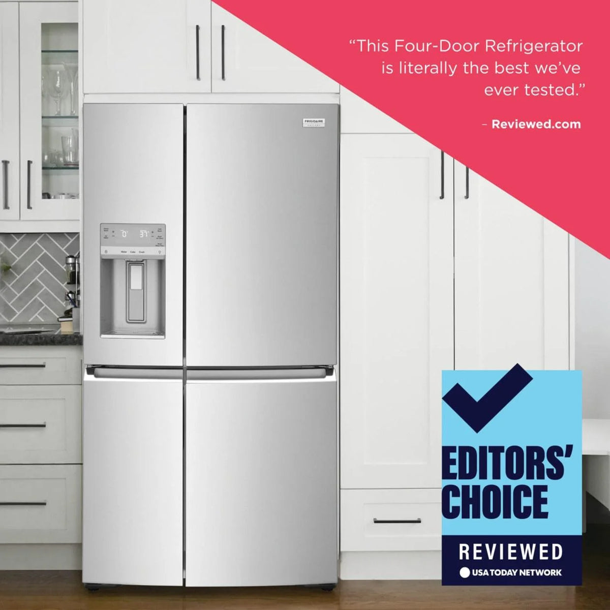 21.5 Cu. Ft. Counter-Depth 4-Door Refrigerator Q164326