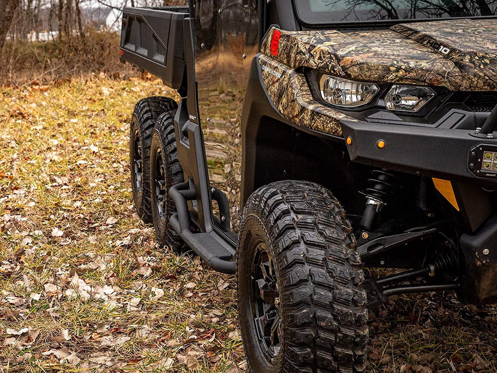 Black Nerf Bars with Steel Tubing E518