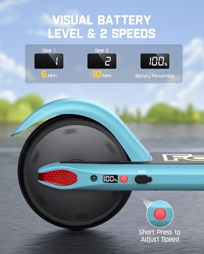 Electric Scooter for Kids 8-12, Adjustable Handlebar, 132 lbs, 40 mins, 5 Miles Range Y278817