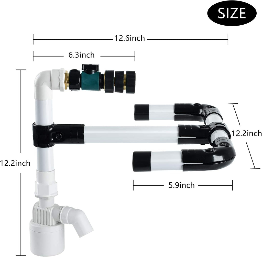 Pool Water Leveler with 3/4'' Hose Connector, Pack of 2 S1359