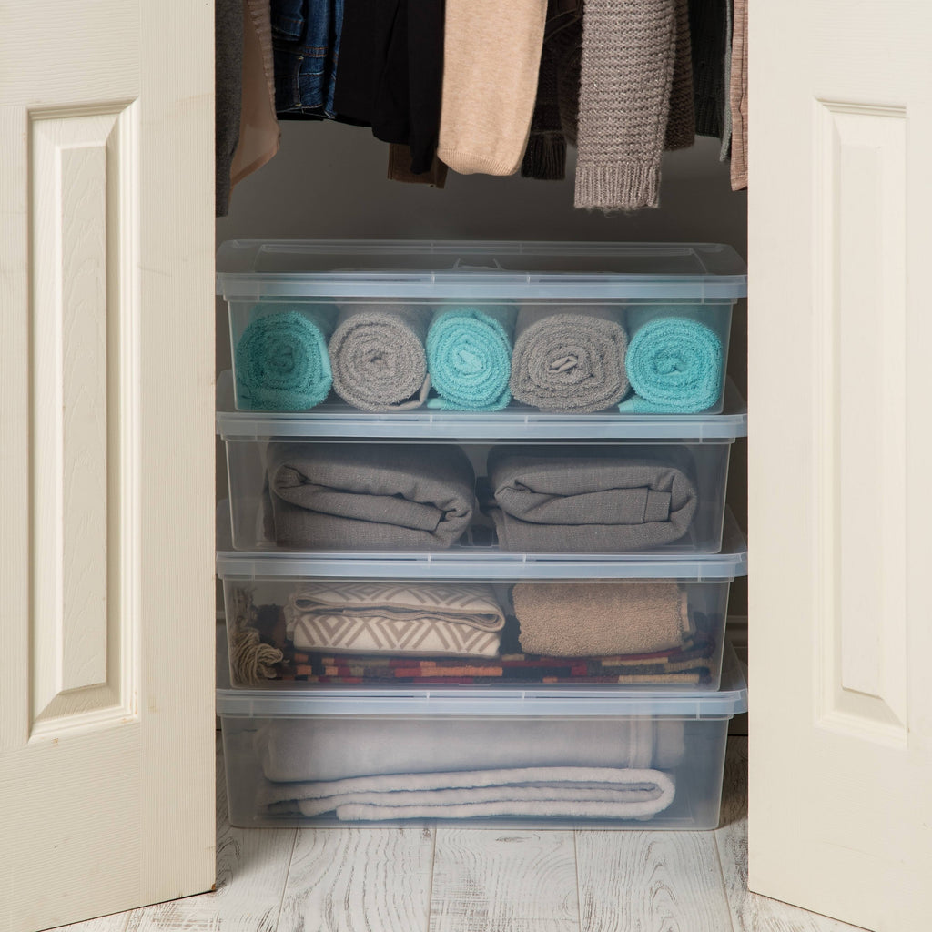28 Qt Plastic Storage Bin - 10 pack P999918