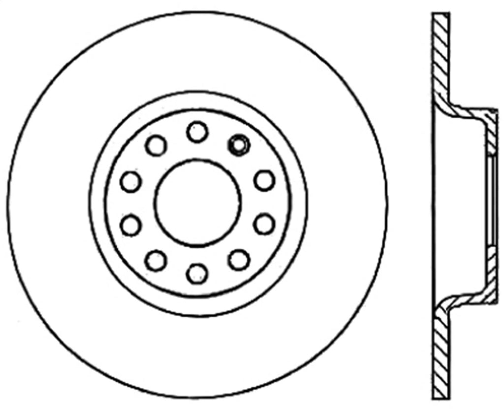 Slotted & Drilled Sport Brake Rotor D90125