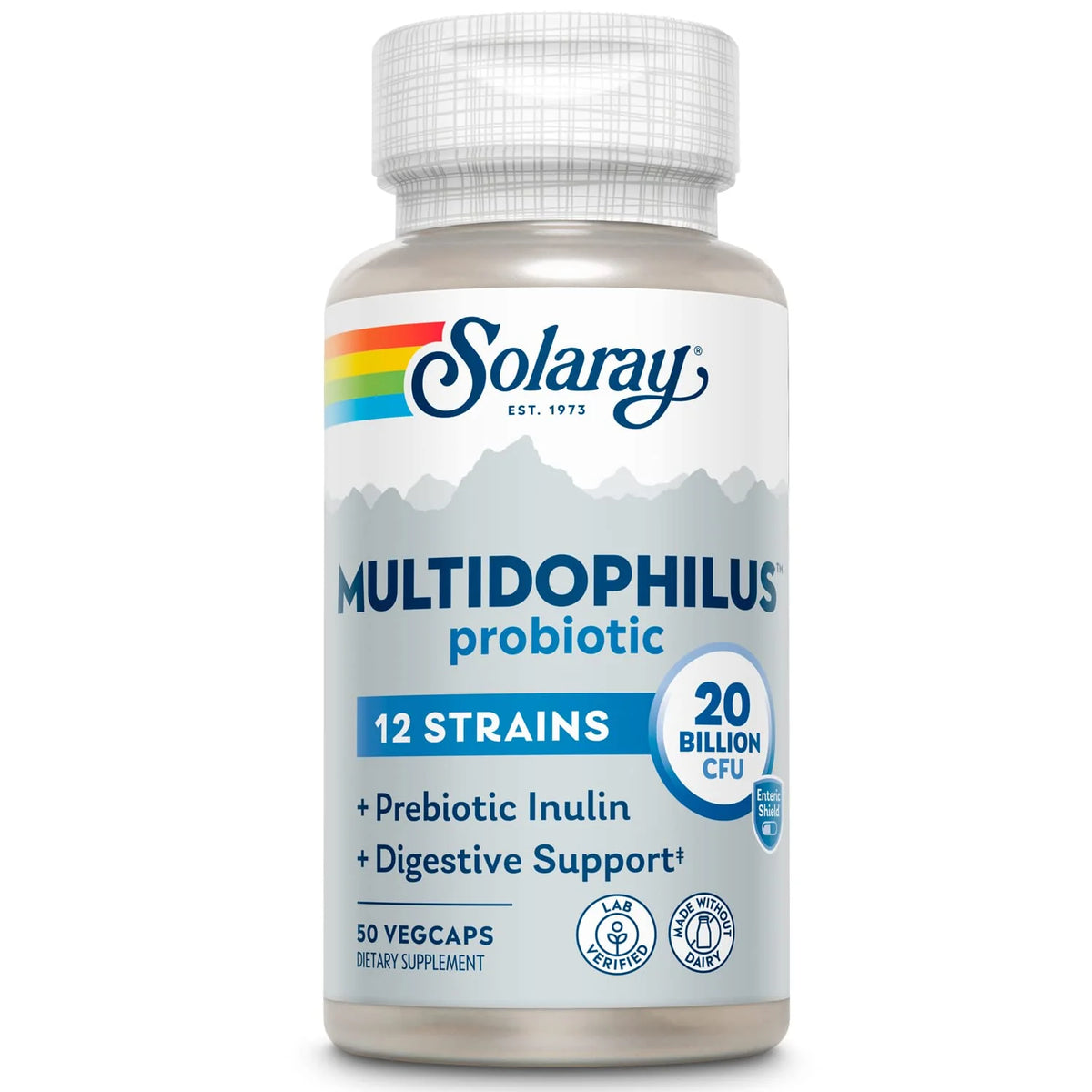 12 Strain Probiotic 20 Billion CFU 50 Enteric VegCaps P8650