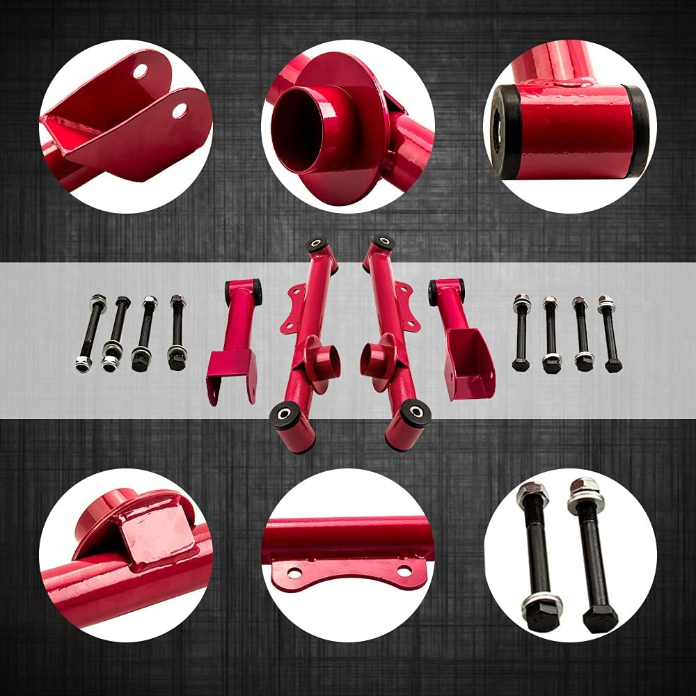 Rear Upper Lower Tubular Control Arm Kit with Hardware J672746