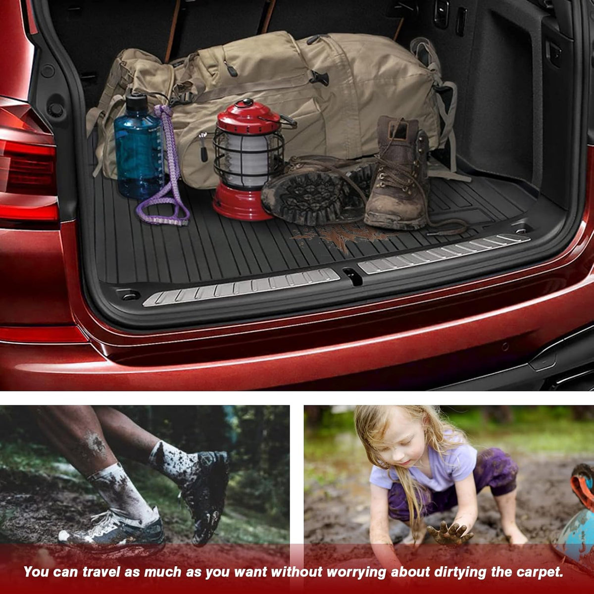 Black TPV Cargo Liner Truck Mat X20083