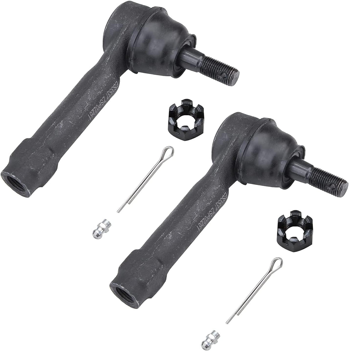 Front Lower Control Arm with Ball Joints Sway Bars Outer Tie Rods 6pc Set O886