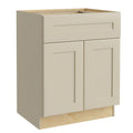 Cream Painted Plywood Sink Base Kitchen Cabinet 2 Doors 30 in. x 34 C88141