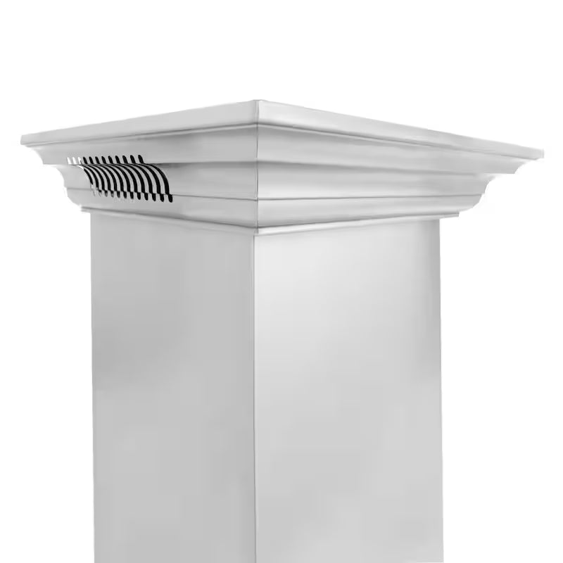 36 in. 400 CFM Ducted Wall Mount Range Hood in Stainless Steel and Glass U5868