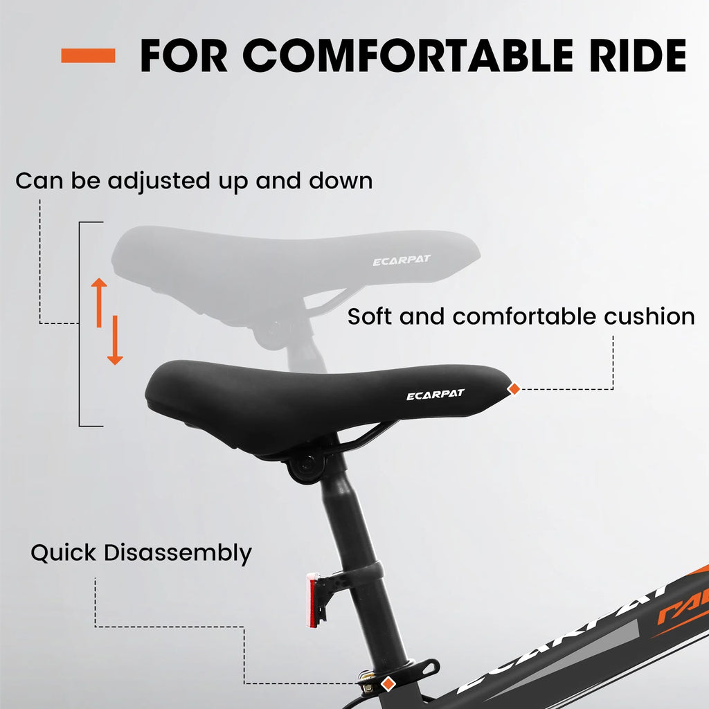 20 Inch Fat Tire Mountain Bike with Dual Disc Brake High-Carbon Steel Frame U6378