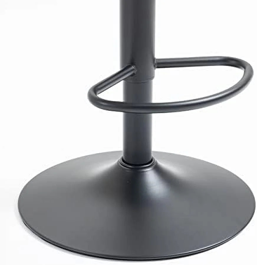 Adjustable Velvet Swivel Barstools Set of 4 J952