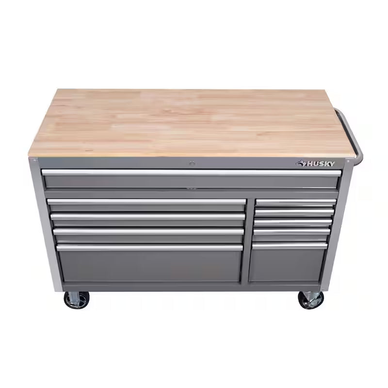 52 in. Gloss Gray Mobile Workbench Tool Chest D69333