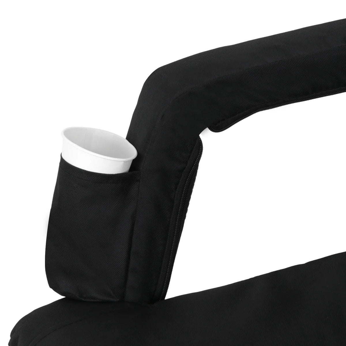 Black Reclining Stadium Seat Chair B9201