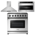36 Propane Gas Range, Range Hood, Microwave Z7800