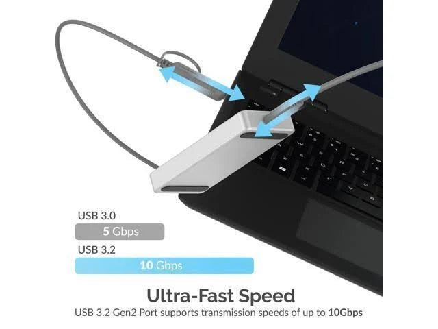 2TB USB 3.2 External Aluminum SSD V203