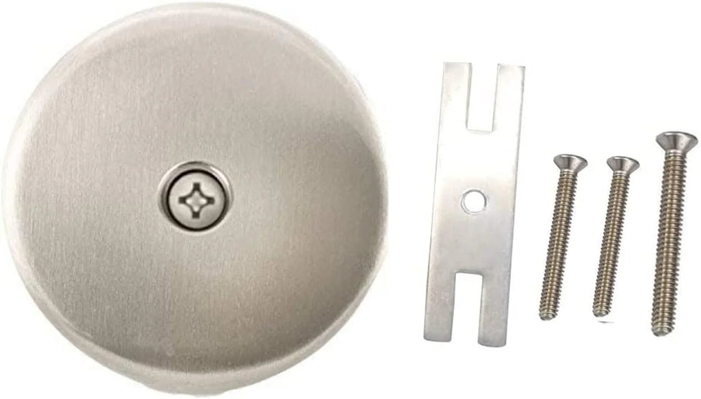 Brushed Nickel Bathtub Drain Assembly Conversion Kit I804437