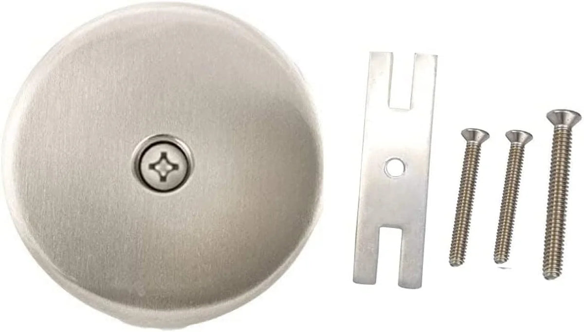 Brushed Nickel Bathtub Drain Assembly Conversion Kit I804437