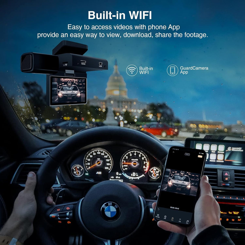 2.5K Dual Dash Camera with Night Vision H168468
