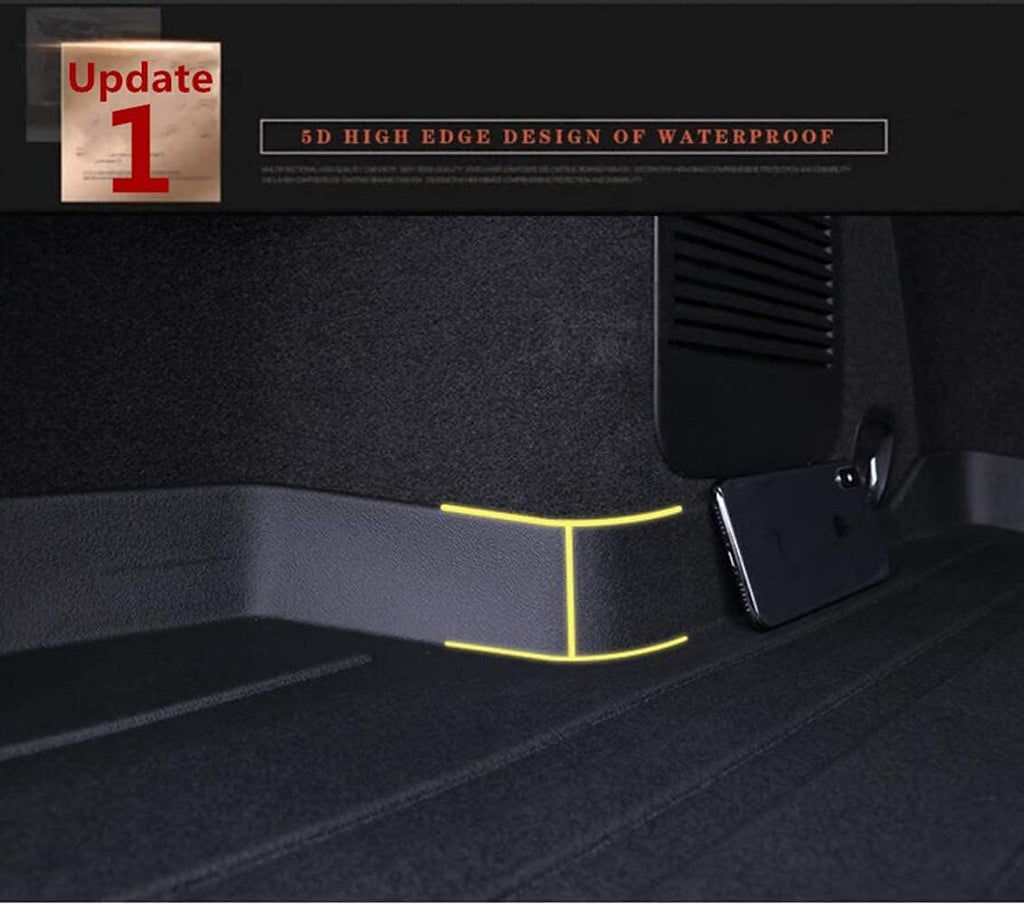 Black Heavy Duty Rubber Waterproof Cargo Tray Trunk Mat S166752