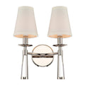 Polished Nickel 2 Light Sconce O7531