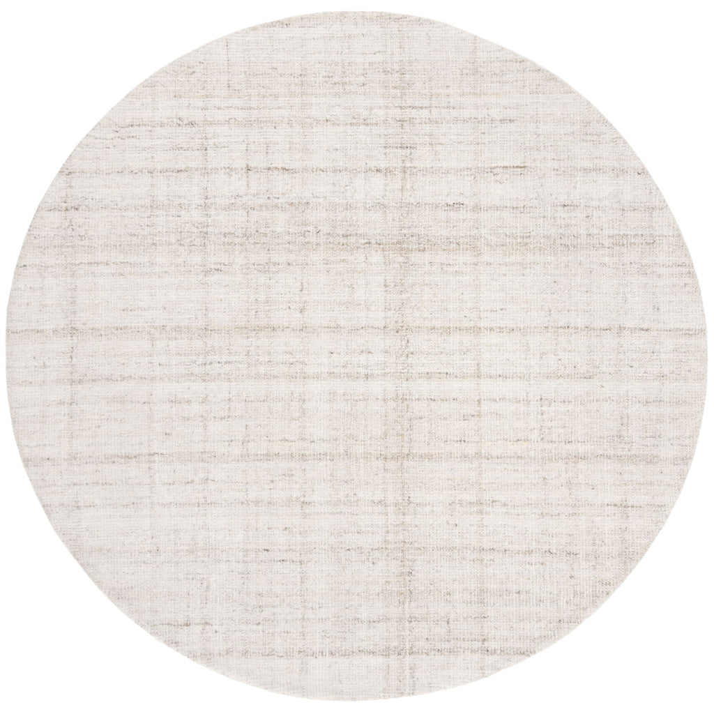 Ivory Beige Striped Area Rug 10' x 14' J122