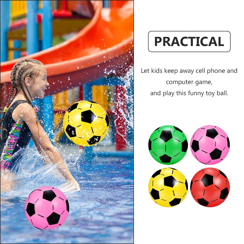 10 Pcs Inflatable Soccer Ball Toys X6058