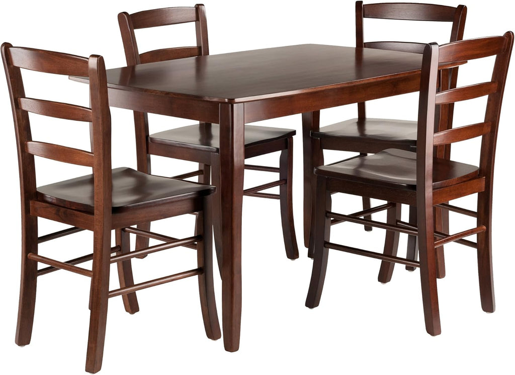 Walnut 5-Pc Dining Table with 4 Chairs K549667