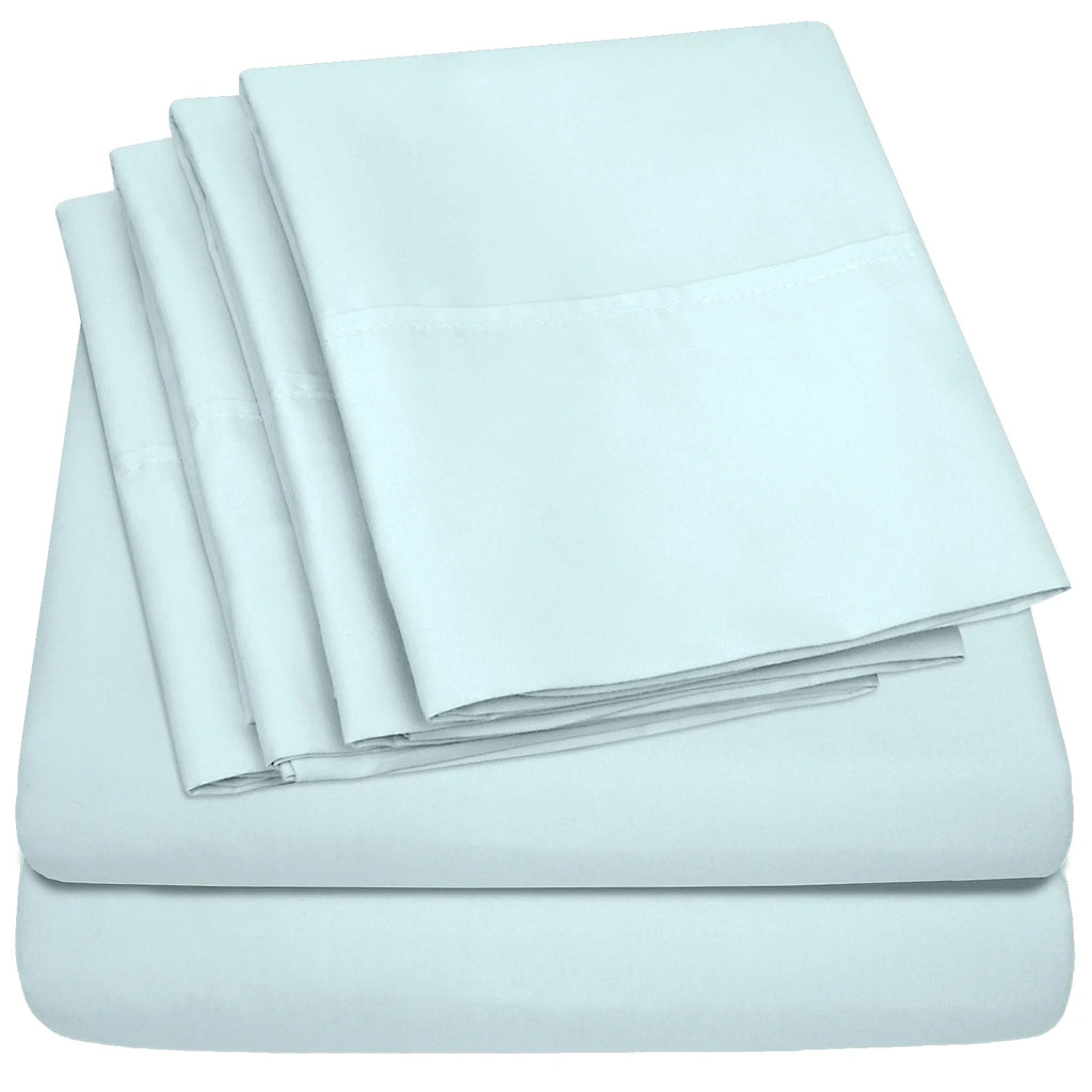 Aqua 7 Piece Split King Sheet Set L2438