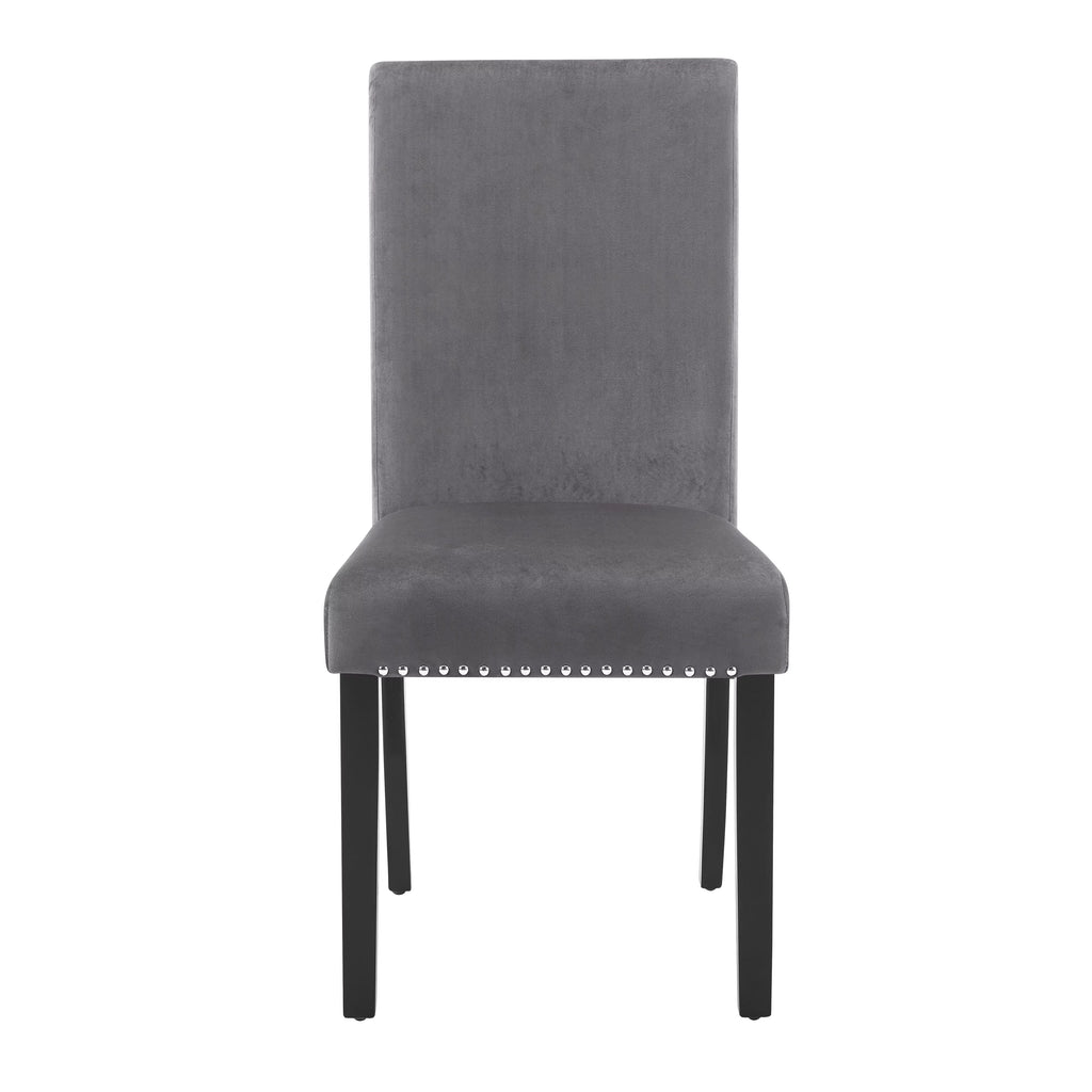 5-Piece Gray Dining Set with Table and 4 Chairs H1664