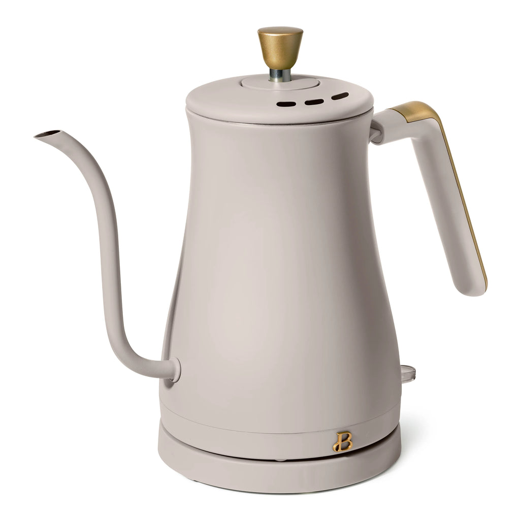 1-Liter Electric Gooseneck Kettle 1200 W Porcini Taupe Q233