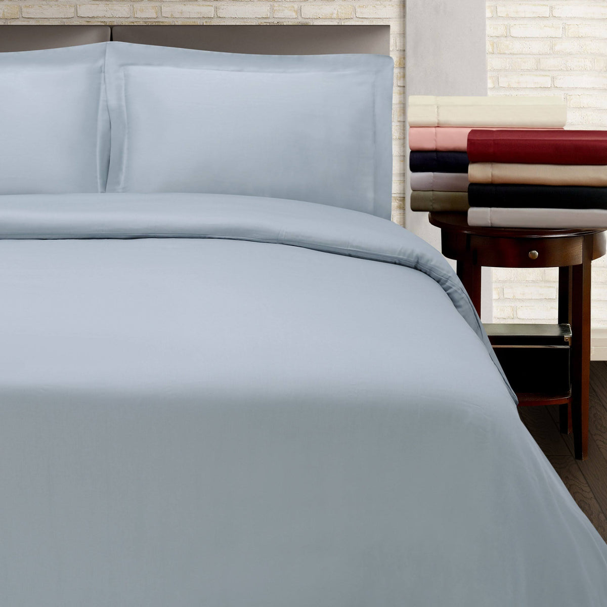 Coral King/Cal King 100% Cotton Duvet Cover Set O319