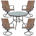 Brown 5-Piece Patio Dining Set X76271