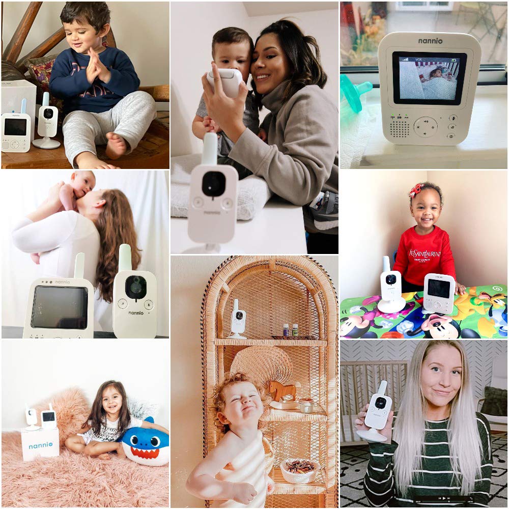 Video Baby Monitor with Camera and Audio, Auto Night Vision, Non-WiFi T11686