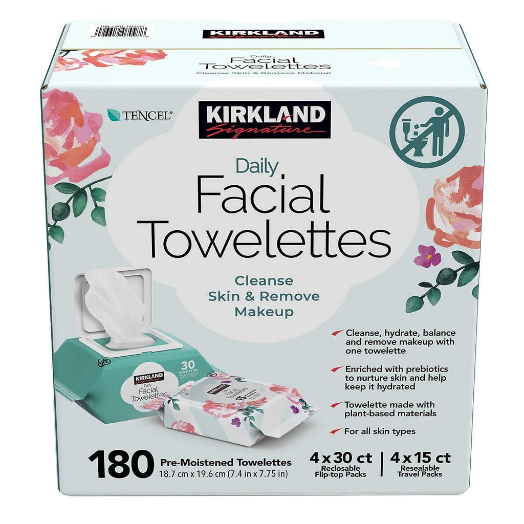 180 Count Facial Towelettes G198192