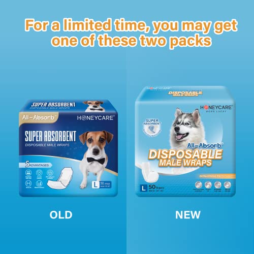 Male Dog Wrap, 50 Count, Small J85895