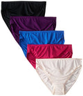 5 Pack Microfiber Hi-Cut Panties I710946