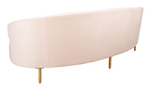 Light Blue Velvet Curved Sofas P33951