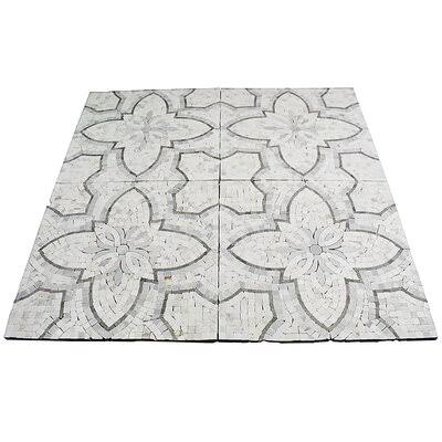 White/Gray Marble Mosaic Tile U19130