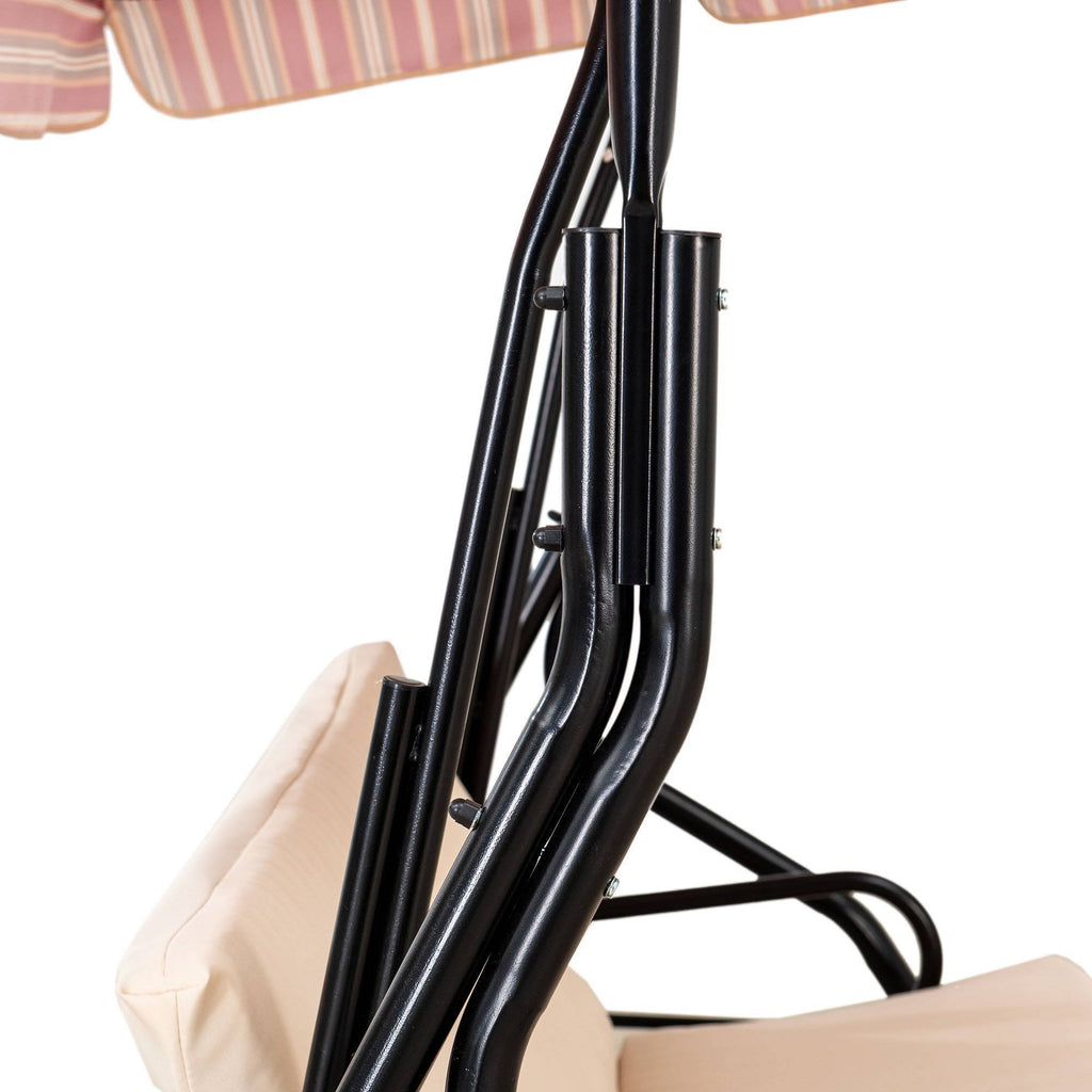 Covered 3-Seat Swing with Tilt Canopy E81058