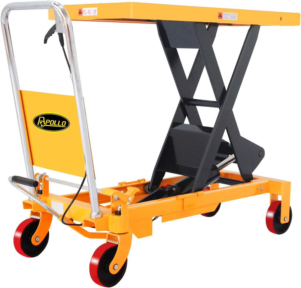 Single Scissor Hydraulic Lift Table/Cart 1760lbs Capacity 39.4 Lifting Height J8528