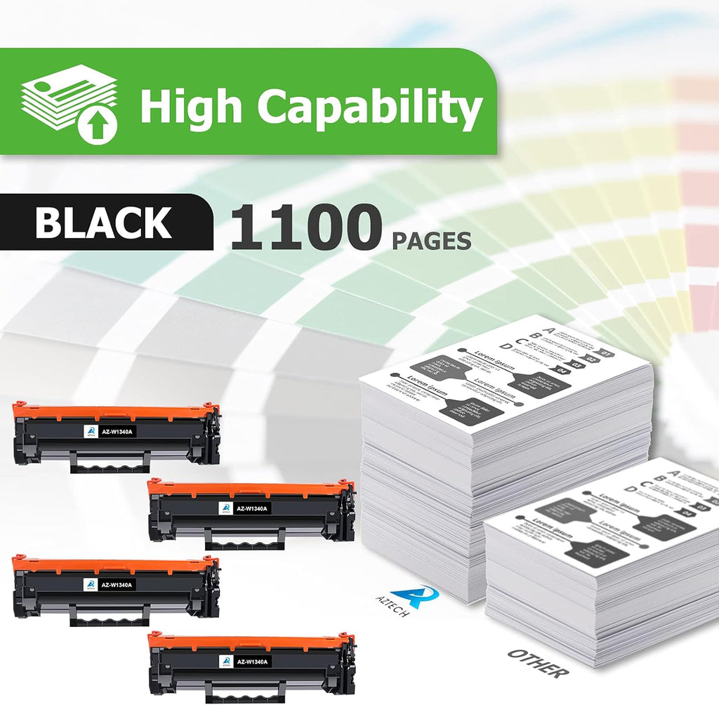 Black 4-Pack Toner Cartridge J520
