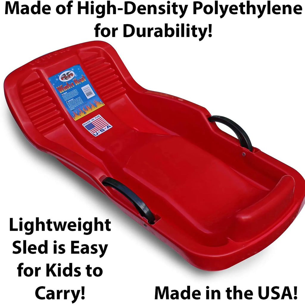 Flexible Flyer Winter Heat Sled with Brakes, 38 Inches S4932