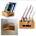 4 Slots Bamboo Charging Station & Organizer W19377