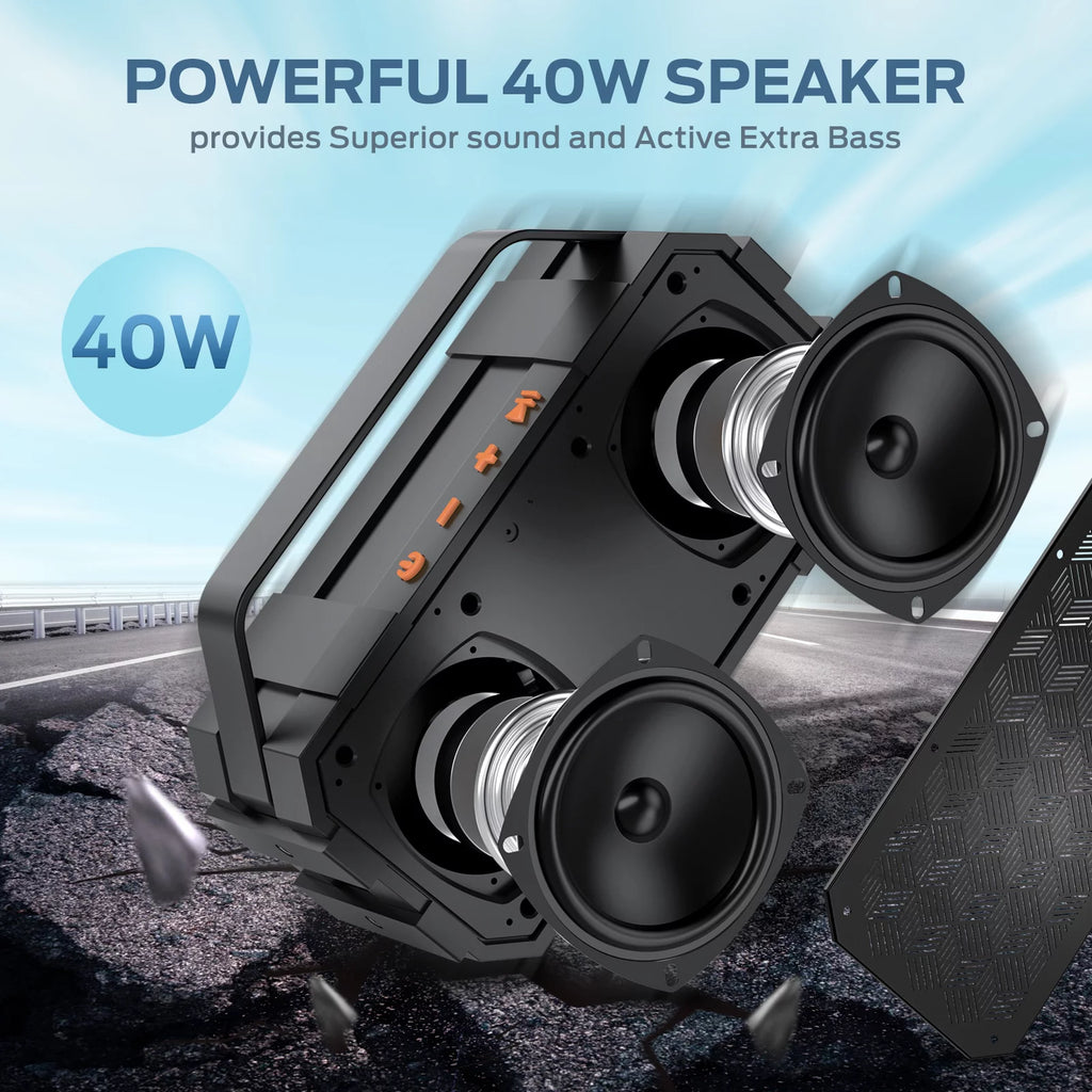 Wireless Portable Bluetooth Speaker 40W IPX6 Waterproof C36846