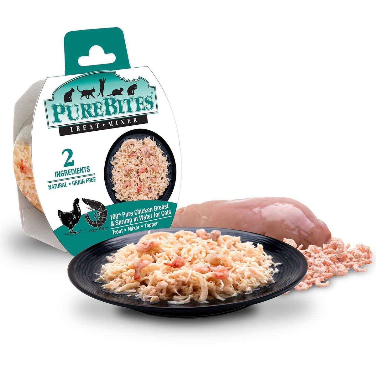 Chicken Breast & Shrimp in Water Cat Food Topper U319