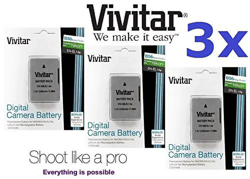 2300mAh EN-EL14 Battery M51905