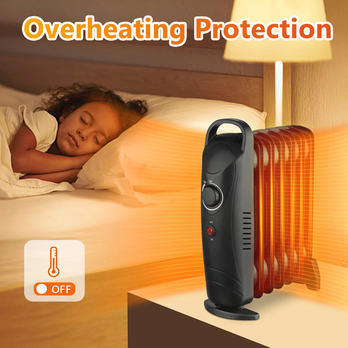 700Watt Oil Filled Electric Space Heater T453252