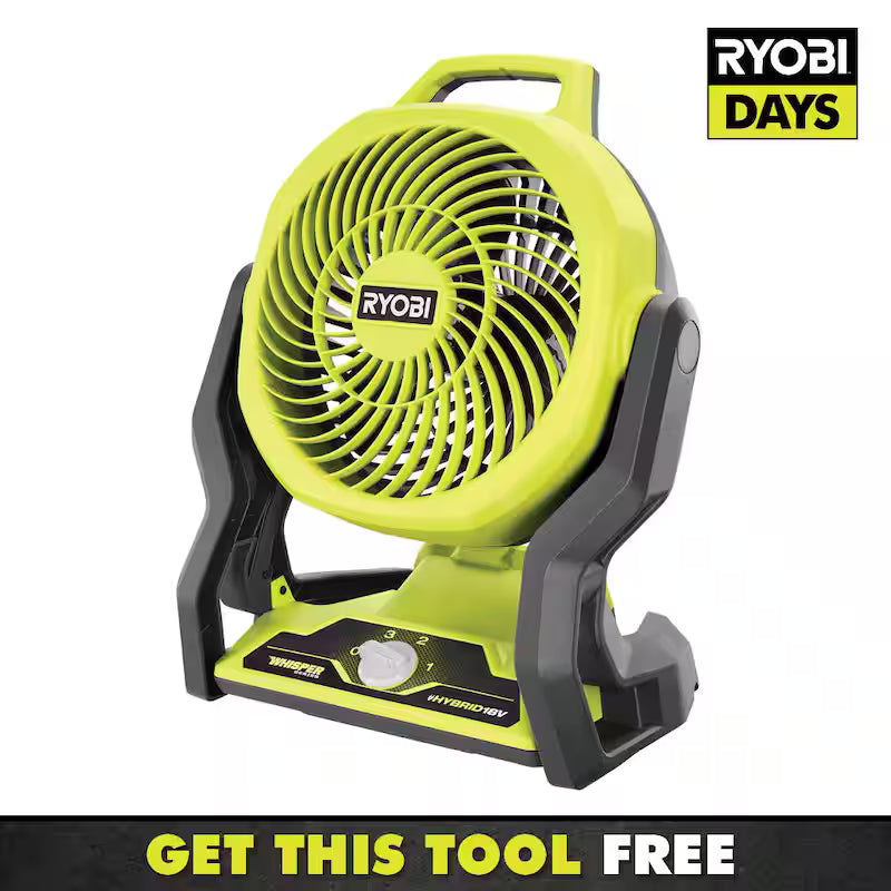 18V Cordless Hybrid 7-1/2 in. Fan V58090