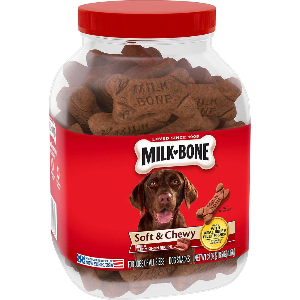 Soft & Chewy Beef Dog Snacks 37 oz I763