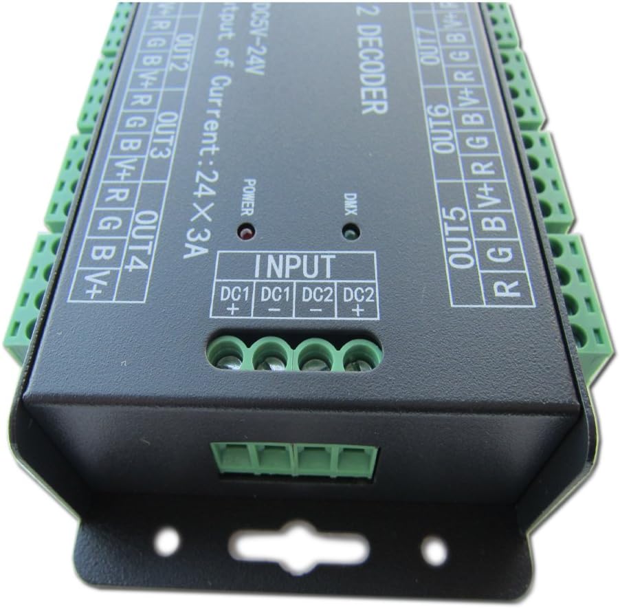 24 Channel RGB DMX512 Controller DC 5V-24V G384